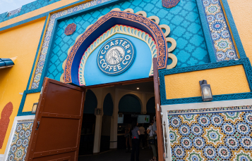 Coaster Coffee Company proudly serving Starbucks® beverages at Busch Gardens Tampa Bay.