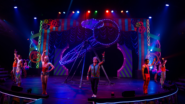 Cirque Electric Show at Busch Gardens Tampa Bay.