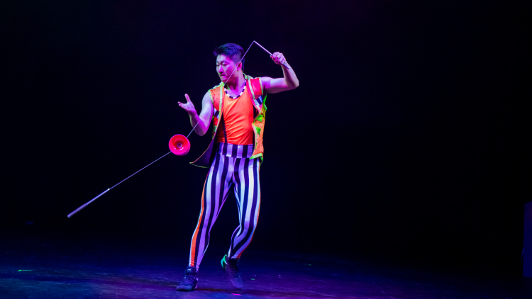 Cirque Electric Show at Busch Gardens Tampa Bay.