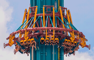 Ride Falcon's Fury at Busch Gardens Tampa Bay