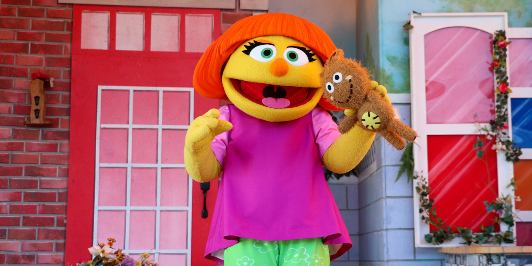 Julia Sesame Street Character