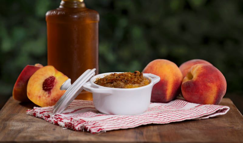 Peach cobbler
