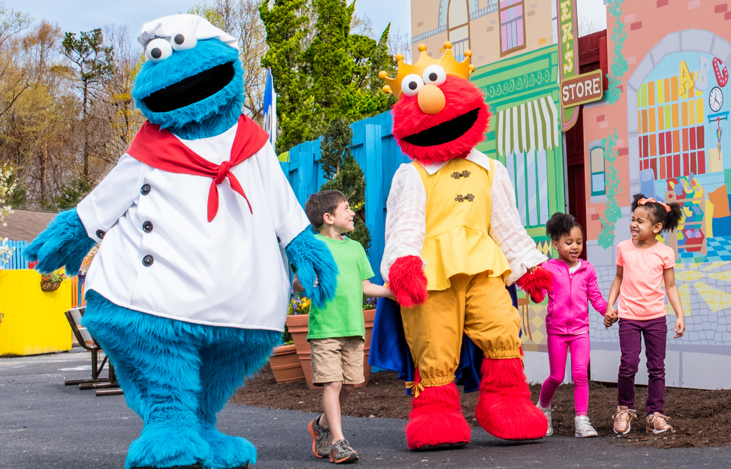 Busch Gardens Williamsburg Sesame Kids Weekends