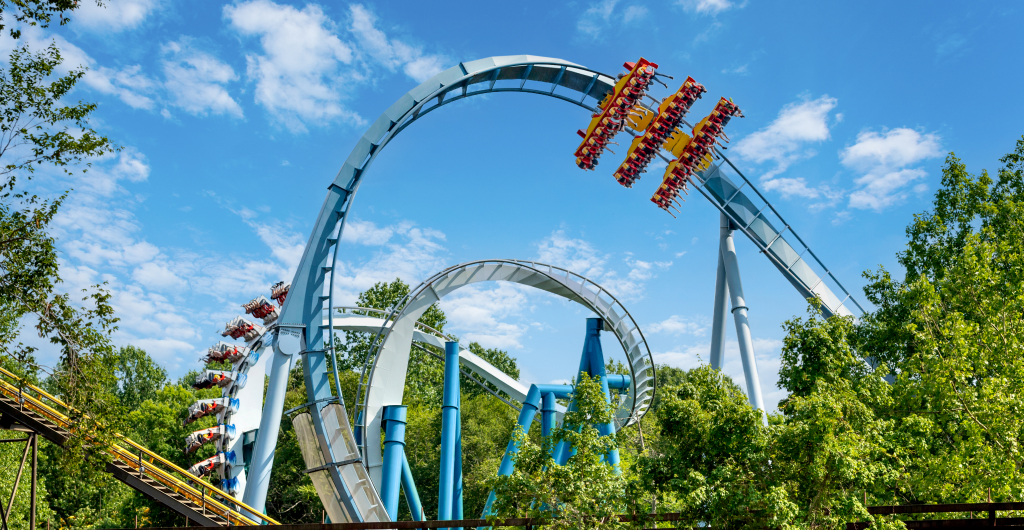 Griffon and Alpengiest at Busch Gardens Williamsburg.