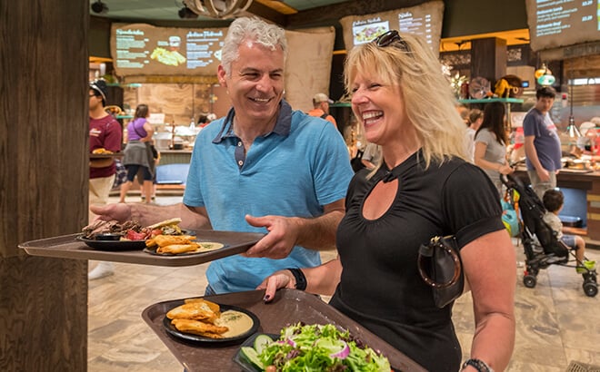 Enjoy many selections at Marco Polo's Marketplace