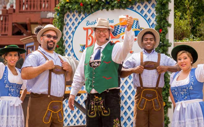 Ambassadors dressed in traditional Oktoberfest garb