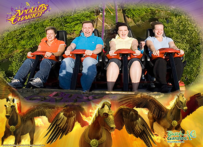 Riders on Apollo's Chariot with a 20th birthday photo frame