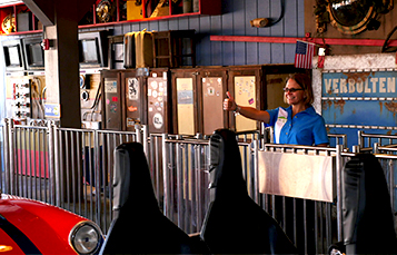 Verbolten roller coaster team member at Busch Gardens Williamsburg 