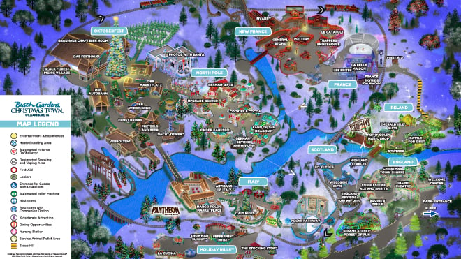 Where to see the lights at Christmas Town