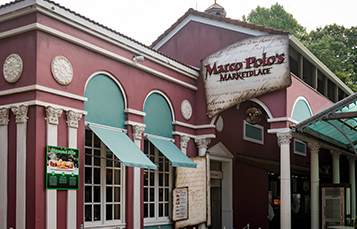 Traditional Italian fare, Asian and Mediterranean food converge in this market-style restaurant.