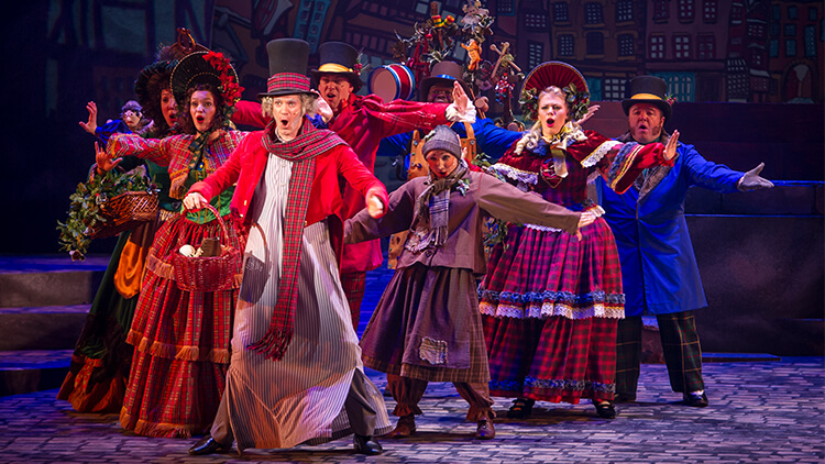 Scrooge No More! Christmas show at Busch Gardens