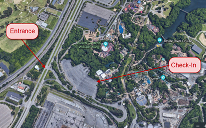 Camp Check in location