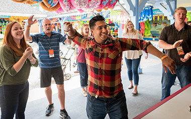 Company bonding at Busch Gardens & Water Country USA