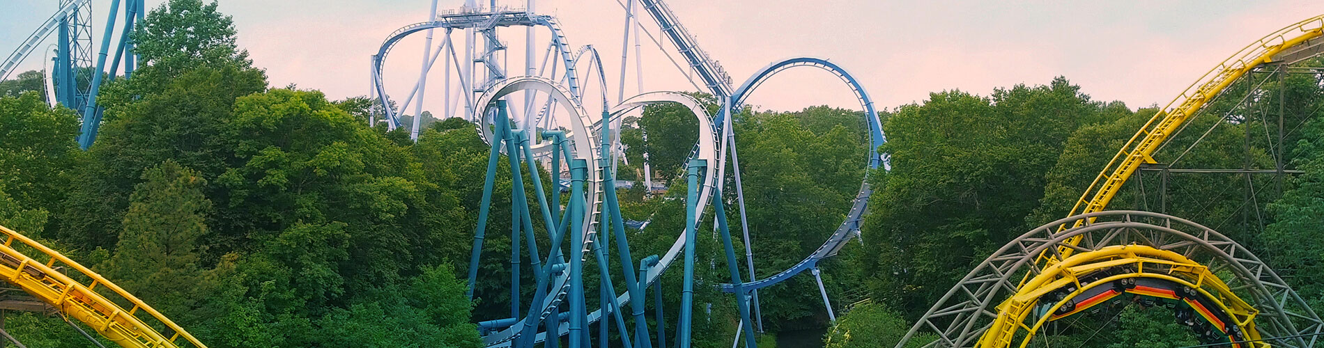 Roller coasters at Busch Gardens Williamsburg