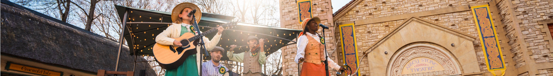 Dublin Over musical performance of Irish tunes at Busch Gardens Williamsburg.
